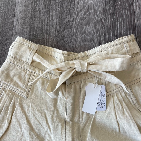 Free People NWT High-Waisted Cargo Tie Shorts - Picture 3 of 7